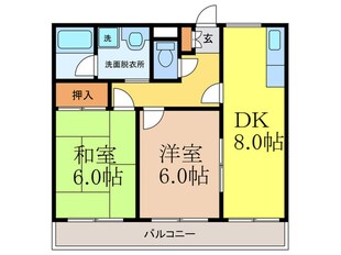 トーヨーハイツの物件間取画像